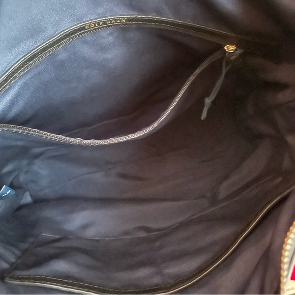 Cole Haan Black Leather Hobo Bag - Picture 12 of 16